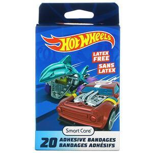 Smart Care, Adhesive Bandages, Hot Wheels, 20 Bandages - Supply Center USA