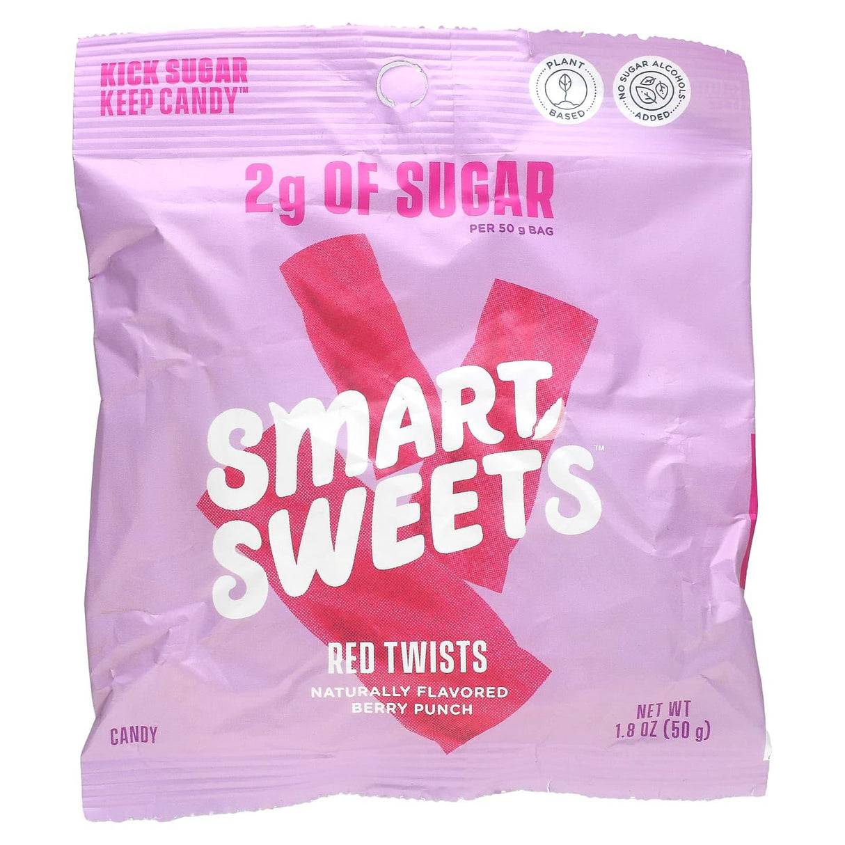 SmartSweets, Red Twists, Berry Punch, 1.8 oz (50 g) - Supply Center USA