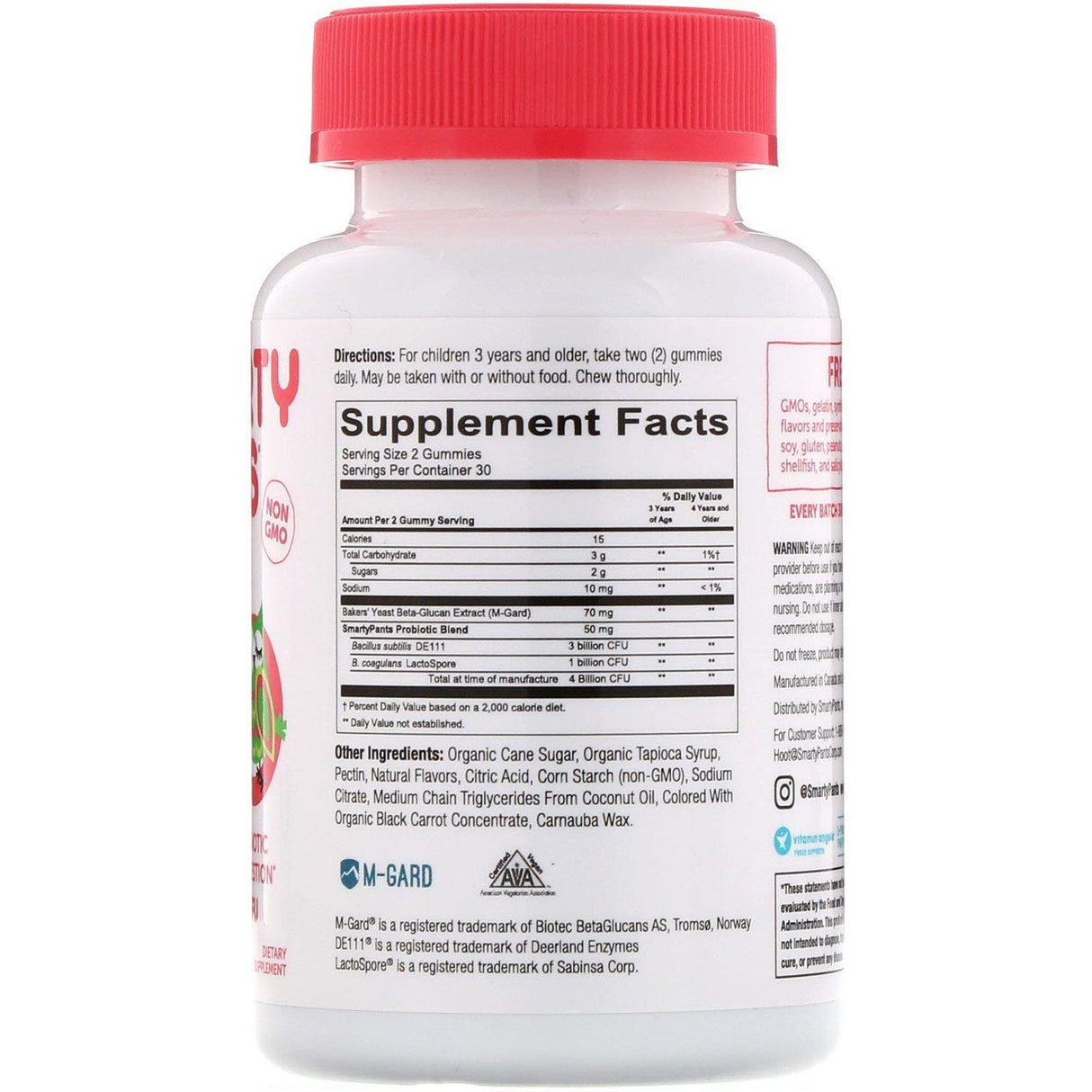 SmartyPants, Kids Probiotic Complete, Strawberry Creme, 4 Billion CFU, 60 Gummies - Supply Center USA