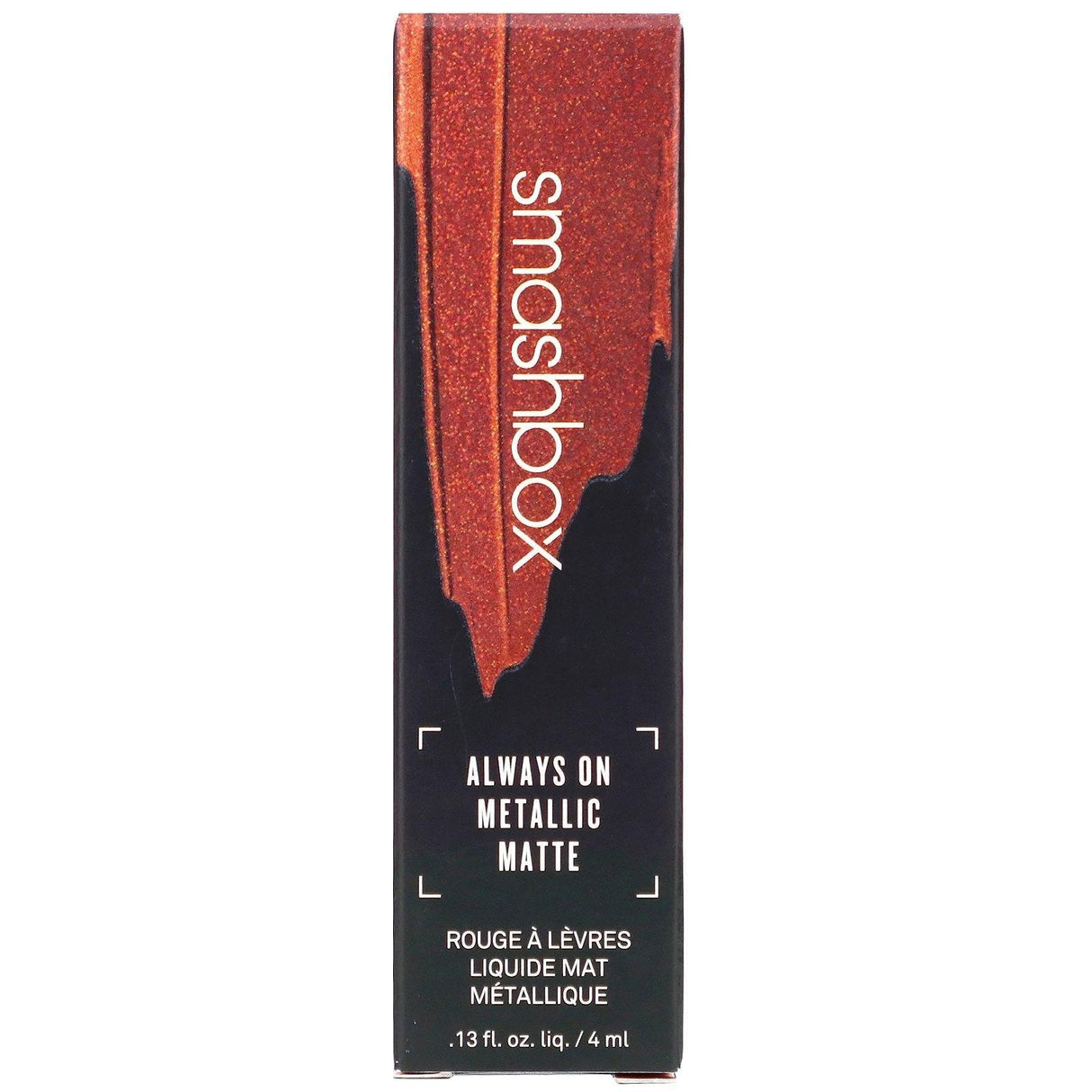 Smashbox, Always On Metallic Matte Liquid Lipstick, Bold Digger, 0.13 fl oz (4 ml) - Supply Center USA