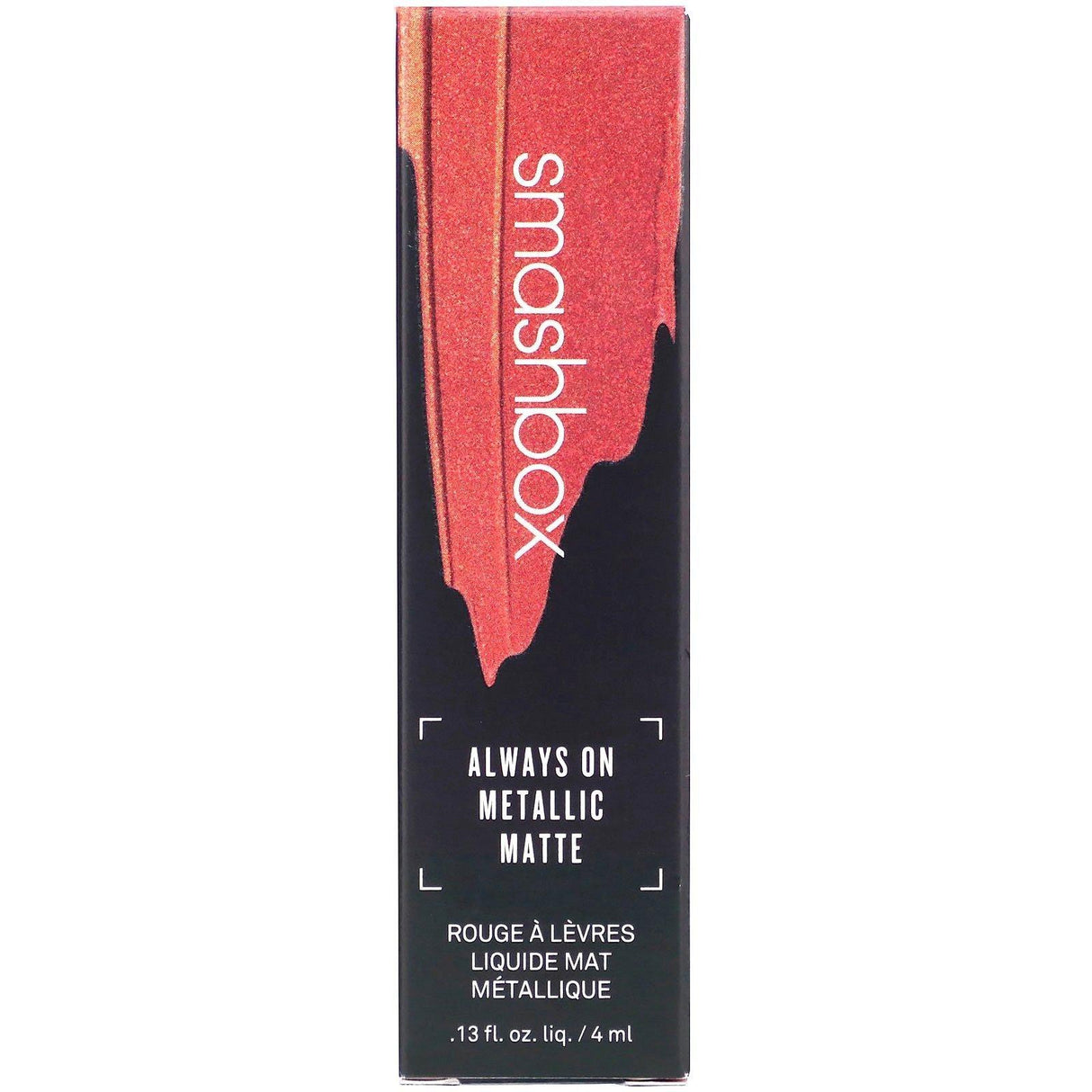 Smashbox, Always On Metallic Matte Liquid Lipstick, Rust Fund, 0.13 fl oz (4 ml) - Supply Center USA