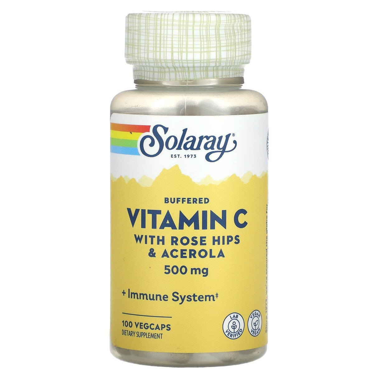 Solaray, Buffered Vitamin C, 500 mg, 100 VegCaps - Supply Center USA
