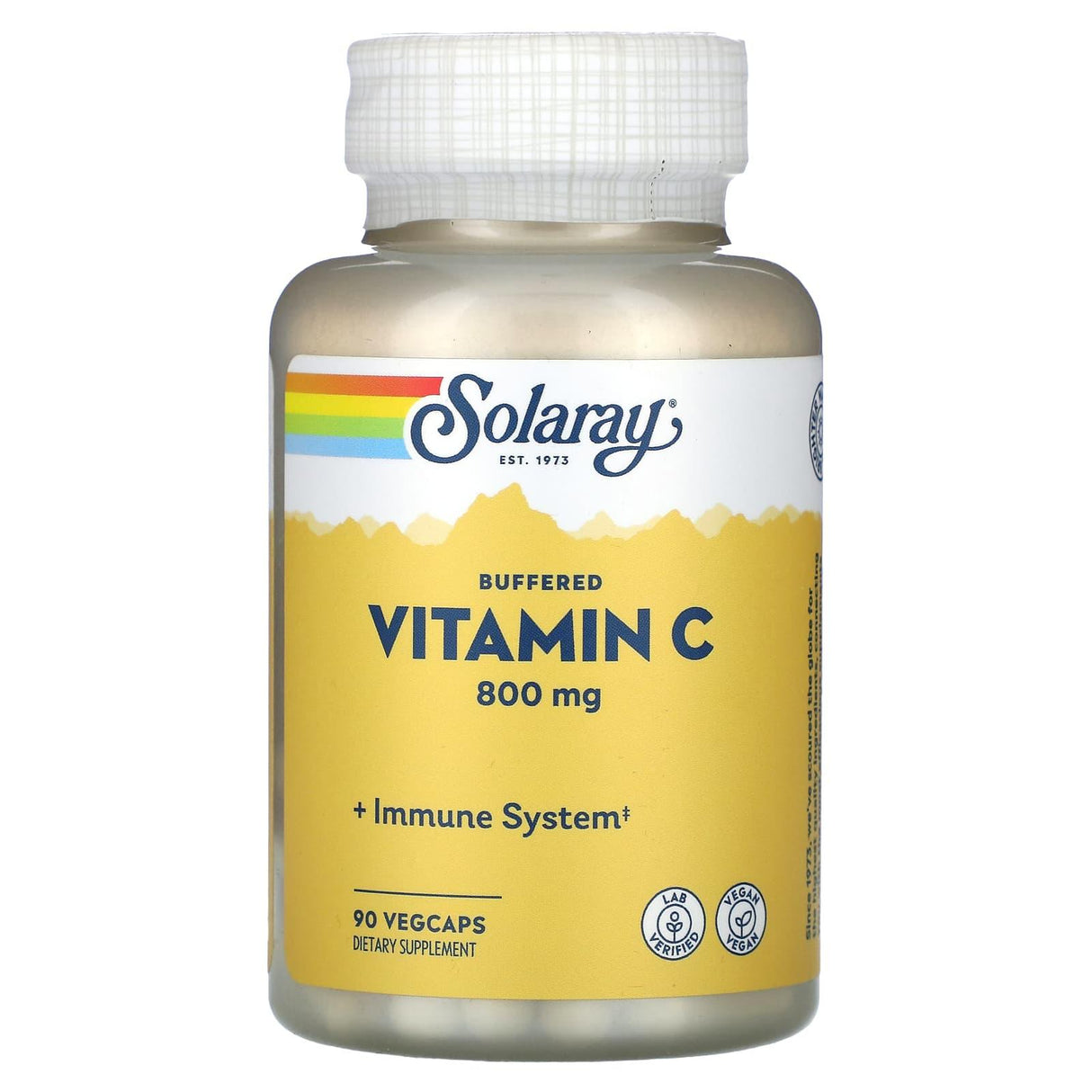 Solaray, Buffered Vitamin C, 500 mg, 100 VegCaps - Supply Center USA