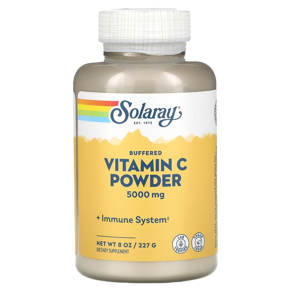 Solaray, Buffered Vitamin C Powder, 5,000 mg, 8 oz (227 g) - Supply Center USA