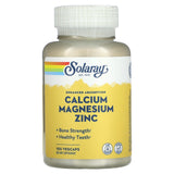 Solaray, Calcium Magnesium Zinc, 100 VegCaps - Supply Center USA