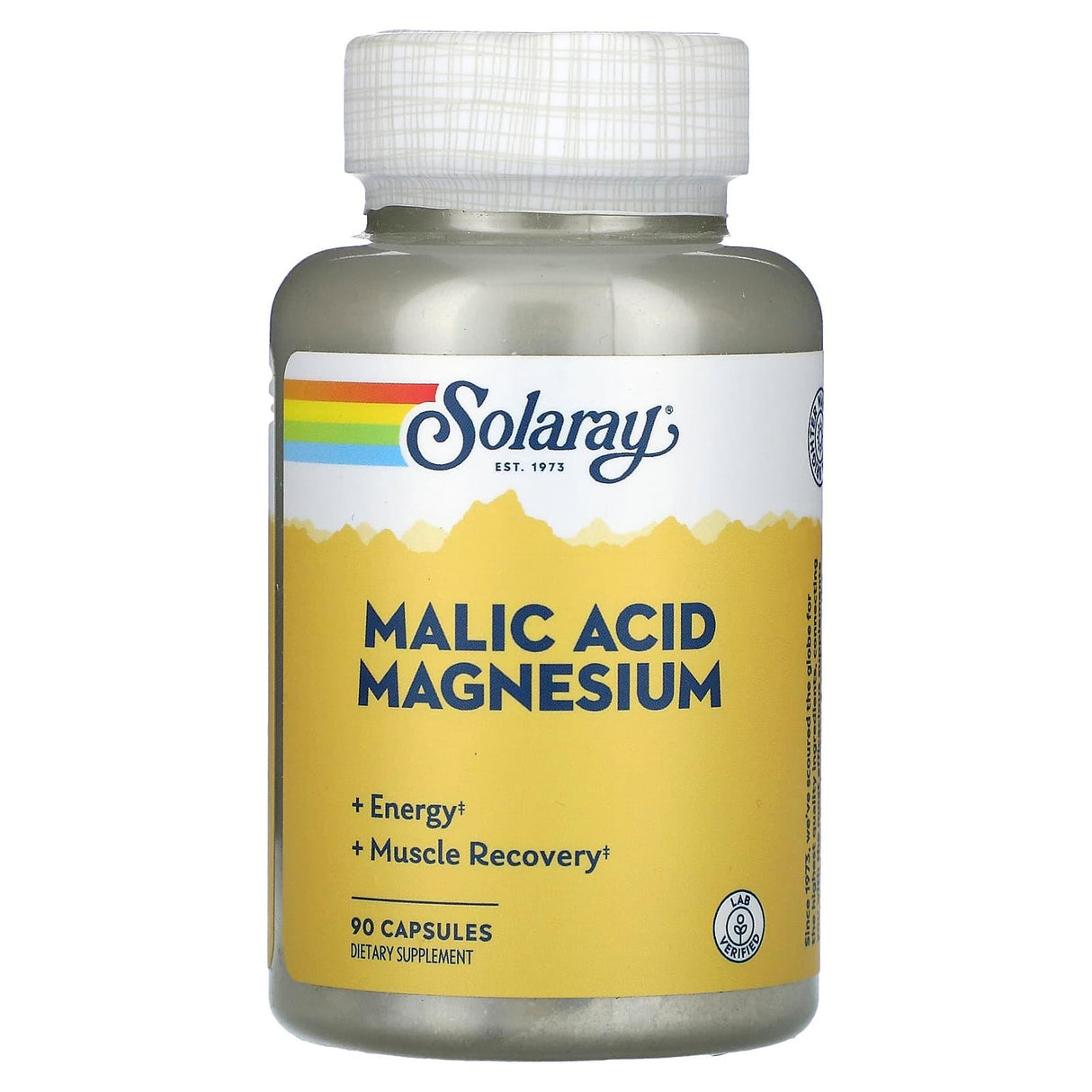 Solaray, Malic Acid Magnesium, 90 Capsules - Supply Center USA