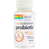 Solaray, Mycrobiome Probiotic, Mouth & Throat, Berry Flavor, 5 Billion, 30 Lozenges - Supply Center USA