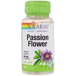 Solaray, Passion Flower, 350 mg, 100 VegCaps - Supply Center USA