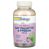 Solaray, Saw Palmetto & Pygeum with Zinc, 120 VegCaps - Supply Center USA