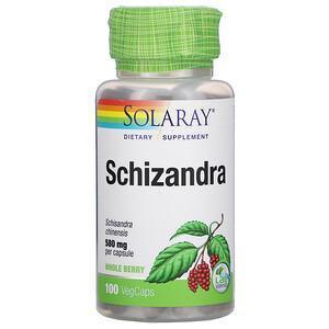 Solaray, Schizandra, 580 mg, 100 VegCaps - Supply Center USA