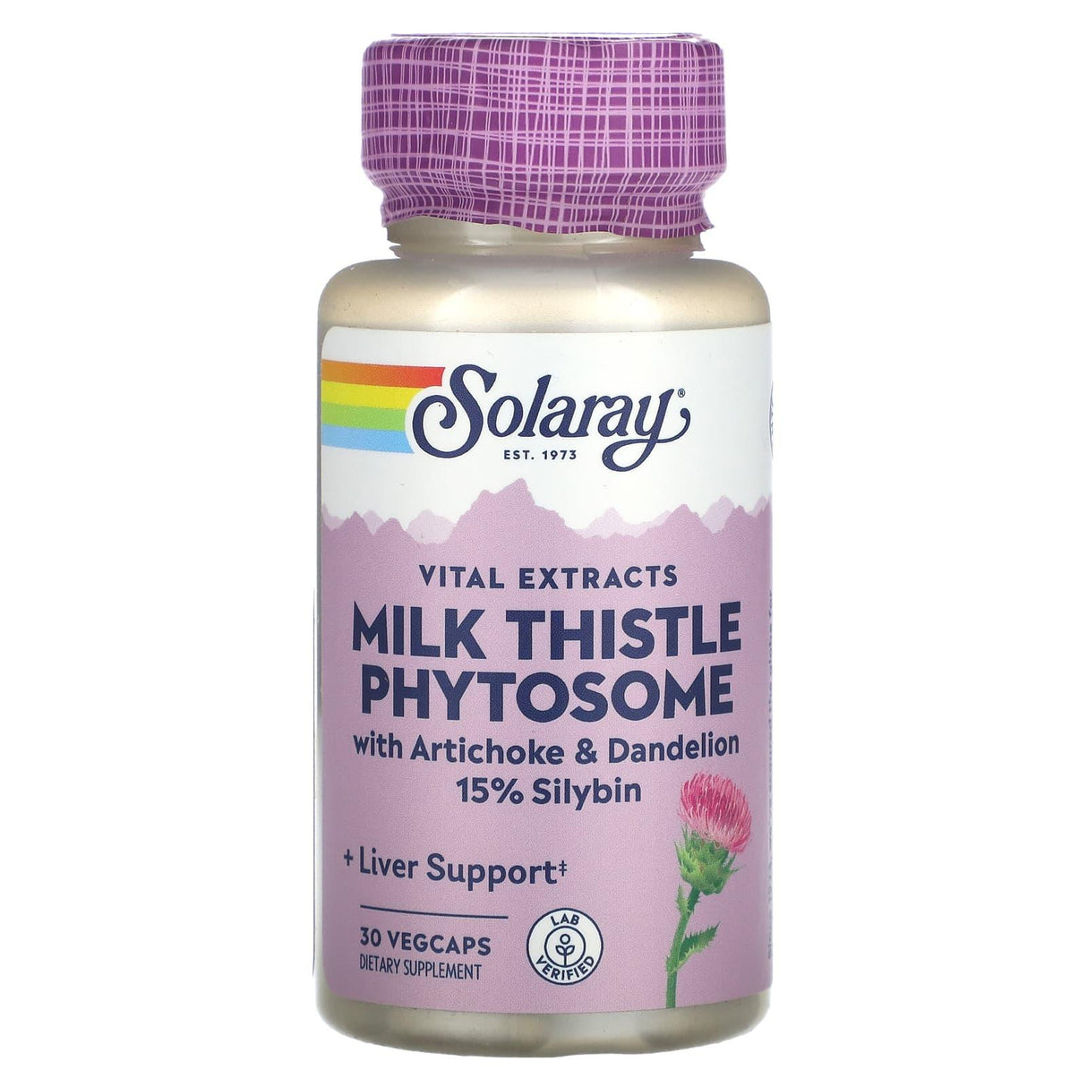Solaray, Vital Extracts, Milk Thistle Phytosome, 30 Vegcaps - Supply Center USA