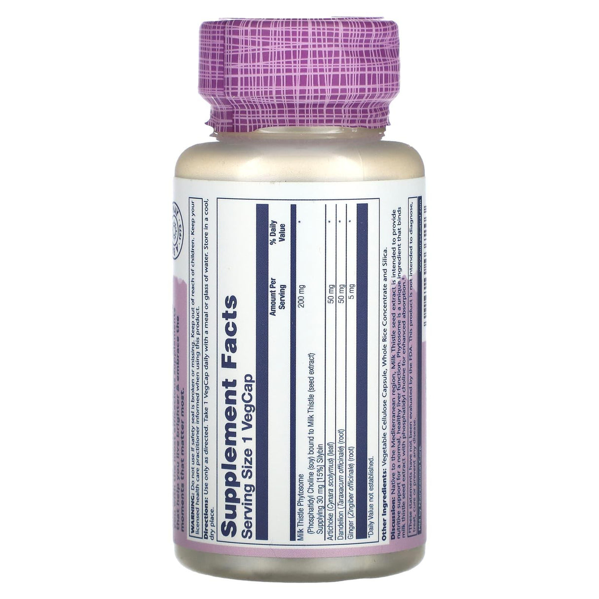 Solaray, Vital Extracts, Milk Thistle Phytosome, 30 Vegcaps - Supply Center USA