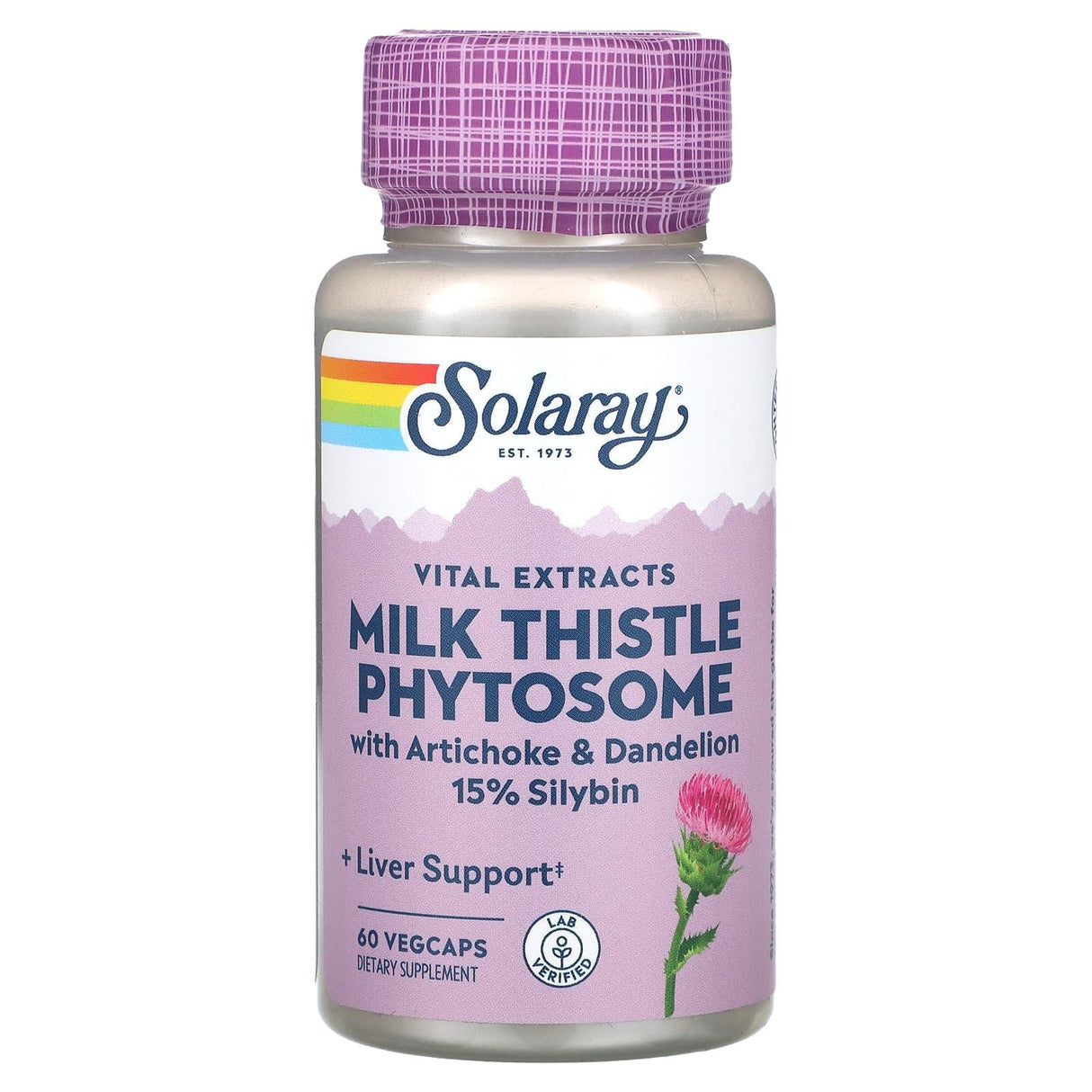 Solaray, Vital Extracts, Milk Thistle Phytosome, 30 Vegcaps - Supply Center USA