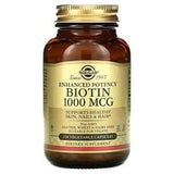 Solgar, Biotin, 1,000 mcg, 250 Vegetable Capsules - Supply Center USA