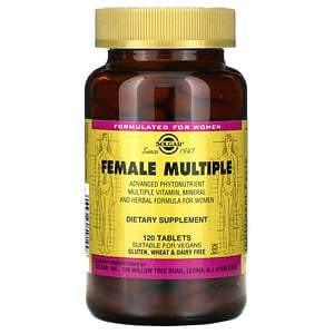 Solgar, Female Multiple, 120 Tablets - Supply Center USA