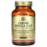 Solgar, Omega 3-6-9, Fish, Flax, Borage, 433 mg, 60 Softgels - Supply Center USA