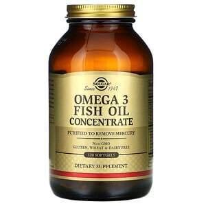 Solgar, Omega-3 Fish Oil Concentrate, 120 Softgels - Supply Center USA