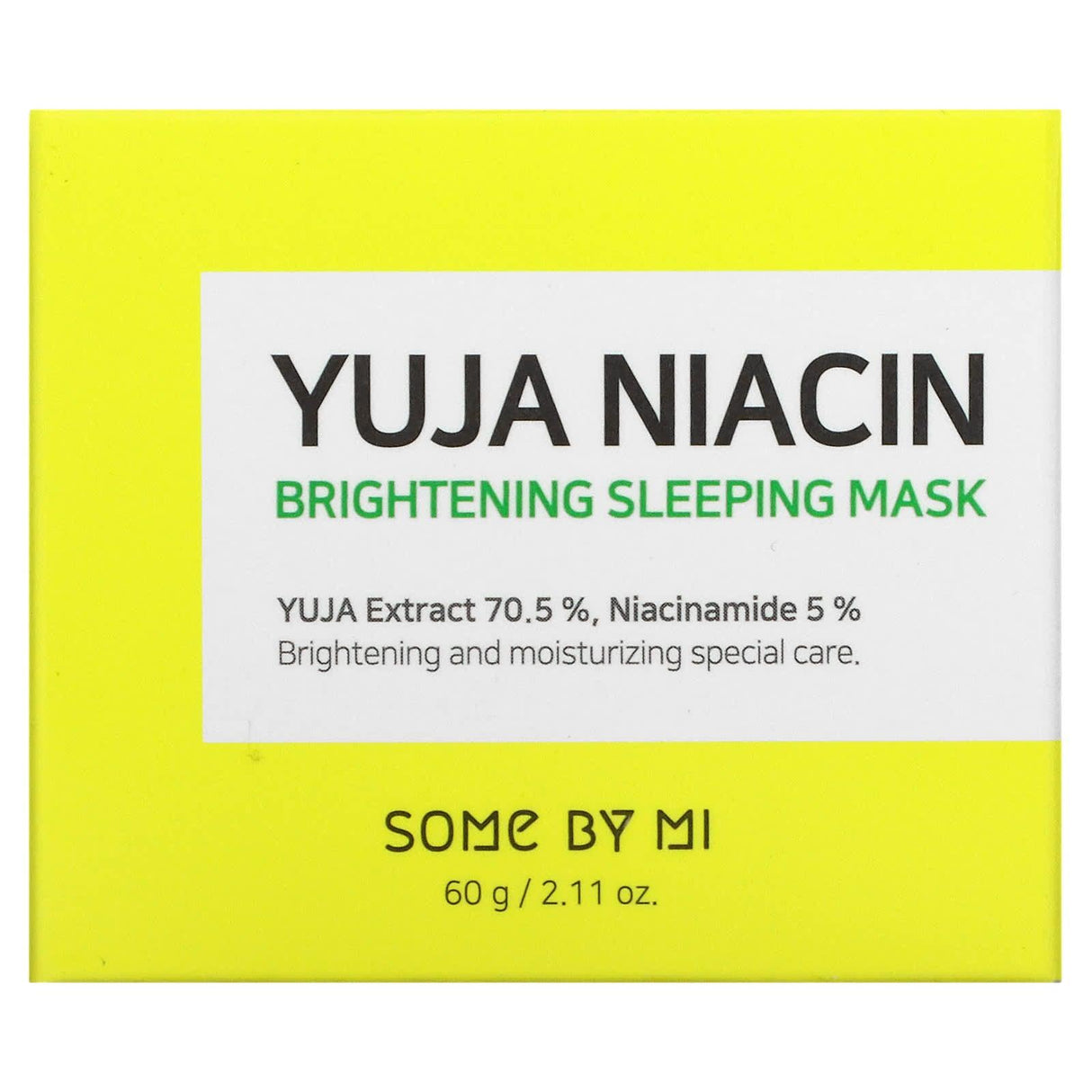 SOME BY MI, Yuja Niacin, Brightening Sleeping Mask, 2.11 oz (60 g) - Supply Center USA