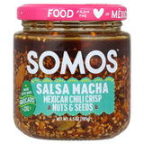 Somos, Salsa Macha, Mexican Chili Crisp, Nuts & Seeds, Medium, 6.5 oz (185 g) - Supply Center USA