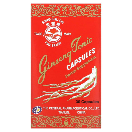 Song Shu Pai, Ginseng Tonic, 30 Capsules - Supply Center USA