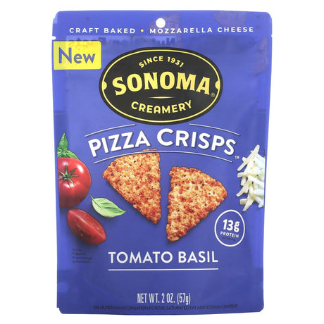 Sonoma Creamery, Pizza Crisps, Tomato Basil, 2 oz (57 g) - Supply Center USA