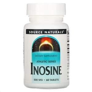 Source Naturals, Athletic Series, Inosine, 500 mg, 60 Tablets - Supply Center USA