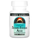 Source Naturals, Athletic Series, Trans-Ferulic Acid, 250 mg, 60 Tablets - Supply Center USA