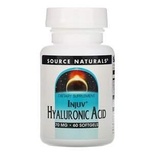 Source Naturals, Injuv Hyaluronic Acid, 70 mg, 60 Softgels - Supply Center USA