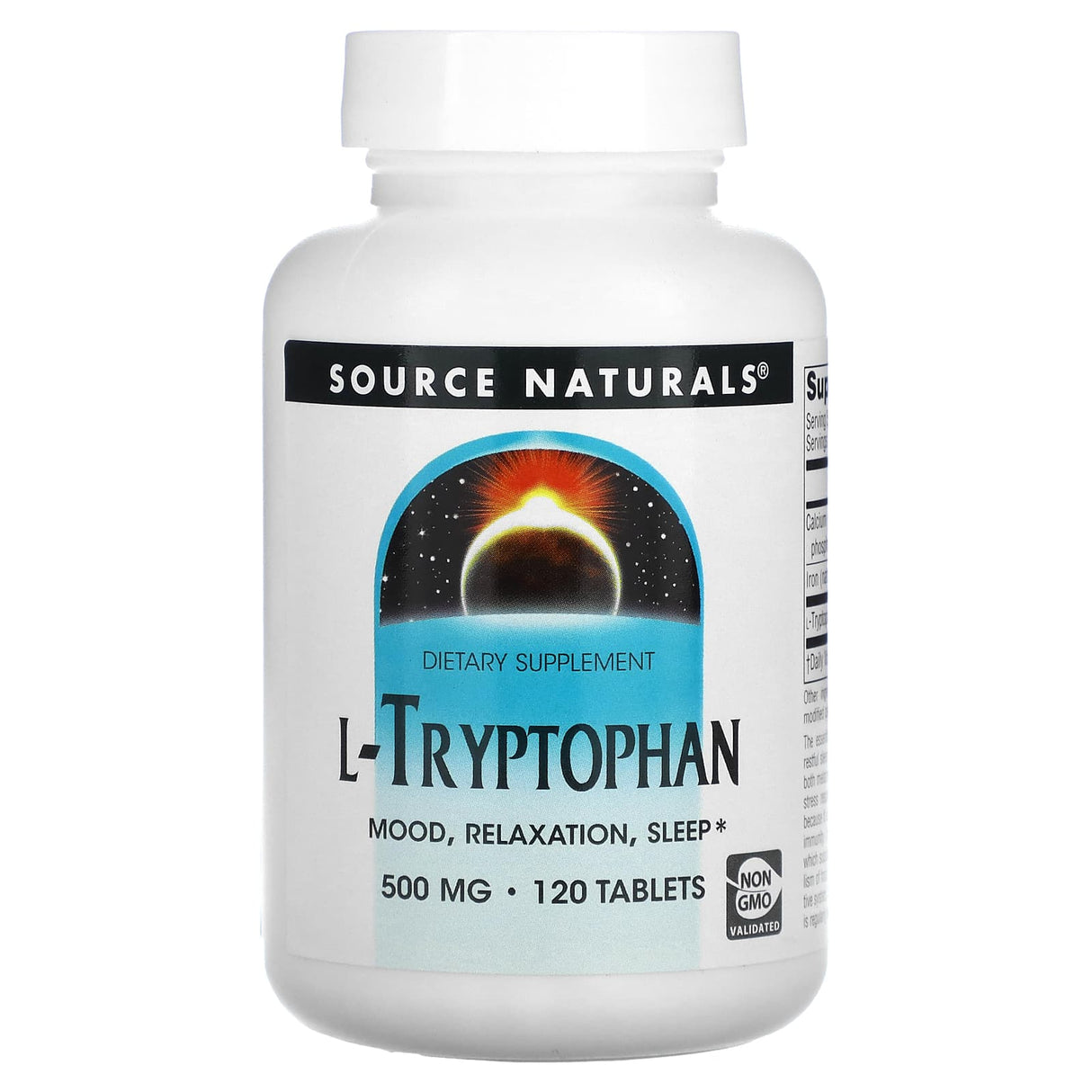 Source Naturals, L-Tryptophan, 166 mg, 60 Tablets - Supply Center USA