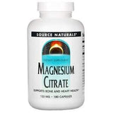 Source Naturals, Magnesium Citrate, 133 mg, 180 Capsules - Supply Center USA