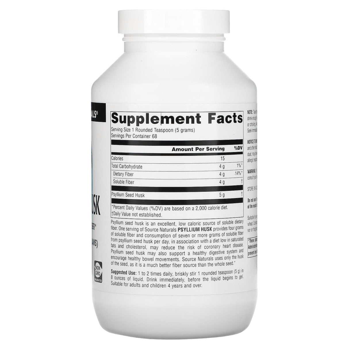 Source Naturals, Psyllium Husk Powder, 12 oz (340 g) - Supply Center USA