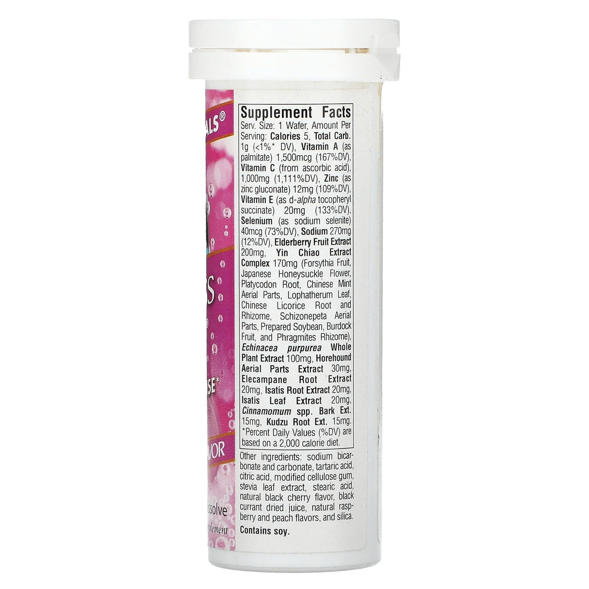 Source Naturals, Wellness Fizz, Immune Defense, Natural Berry Flavor, 10 Wafers - Supply Center USA