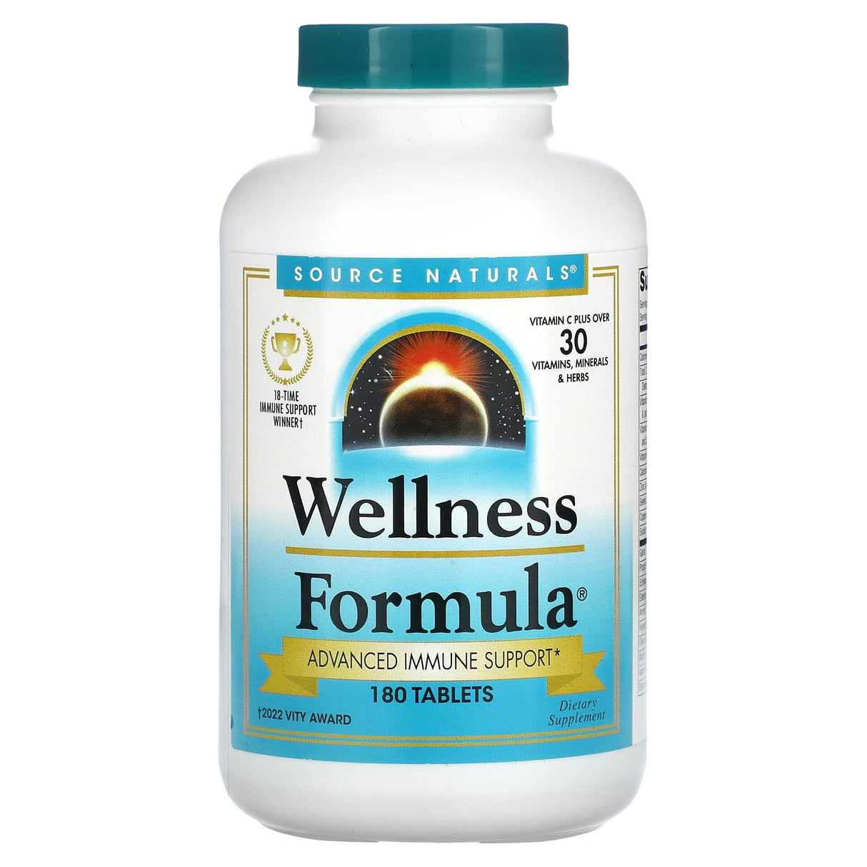 Source Naturals, Wellness Formula, Advanced Immune Support, 180 Tablets - Supply Center USA