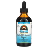 Source Naturals, Wellness, Herbal Resistance Liquid with Echinacea, Coptis & Yin Chiao, Alcohol Free, 4 fl oz (118.28 ml) - Supply Center USA