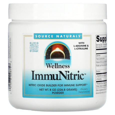 Source Naturals, Wellness, ImmuNitric Powder, 8 oz (226.8 g) - Supply Center USA