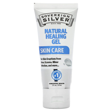 Sovereign Silver, Natural Healing Gel, Skin Care , 2 fl oz (59 ml) - Supply Center USA