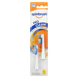 Spinbrush, Pro Clean, Replacement Brush Heads, Soft Bristles, 2 Brush Heads - Supply Center USA