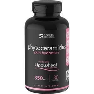 Sports Research, Phytoceramides Skin Hydration, 350 mg, 30 Softgels - Supply Center USA