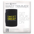 Sports Research, Sweet Sweat Waist Trimmer, Large, Black & Yellow, 1 Belt - Supply Center USA