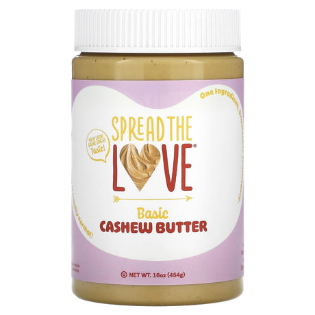 Spread The Love, Cashew Butter, Basic , 16 oz (454 g) - Supply Center USA