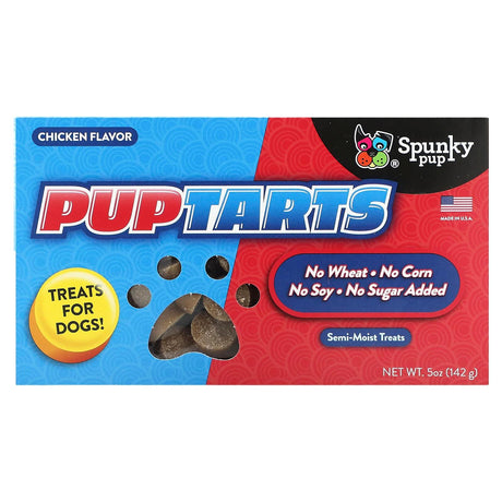 Spunky Pup, PupTarts, Treats For Dogs, Chicken, 5 oz (142 g) - Supply Center USA