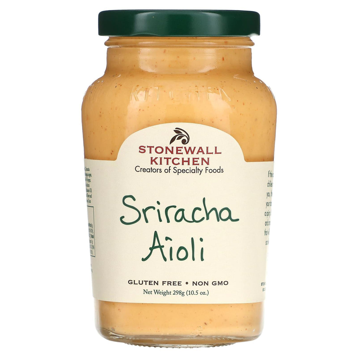 Stonewall Kitchen, Sriracha Aioli, 10.5 oz (298 g) - Supply Center USA