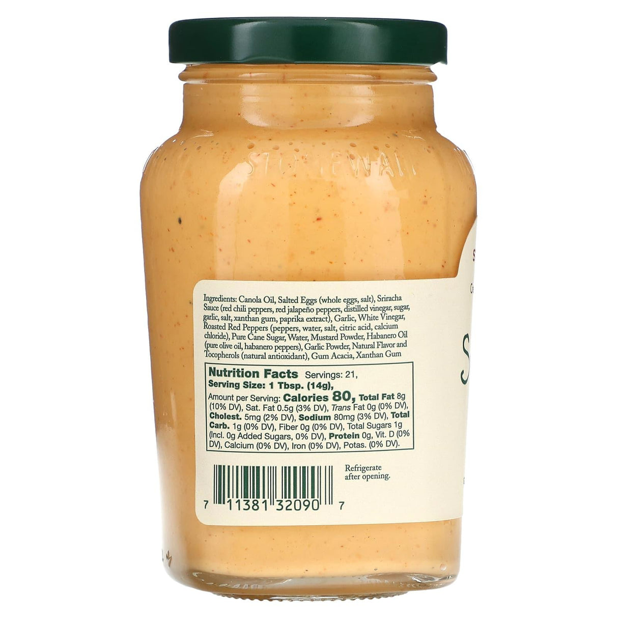 Stonewall Kitchen, Sriracha Aioli, 10.5 oz (298 g) - Supply Center USA