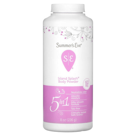 Summer's Eve, 5 in 1 Island Splash Body Powder, 8 oz (226 g) - Supply Center USA