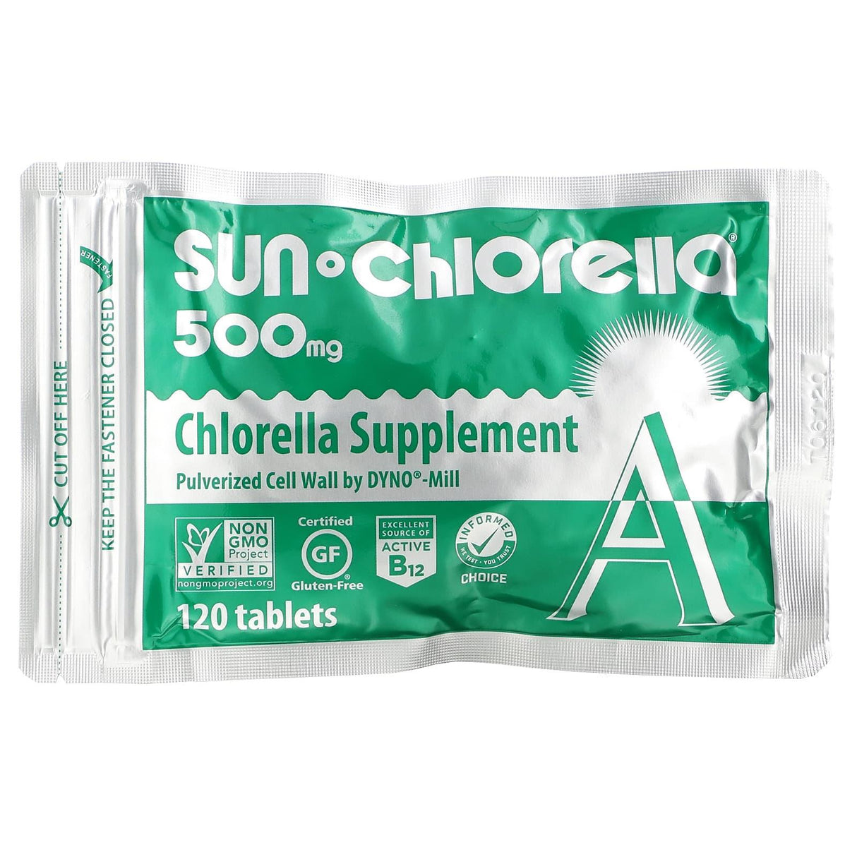 Sun Chlorella, Chlorella Supplement, 500 mg, 120 Tablets - Supply Center USA