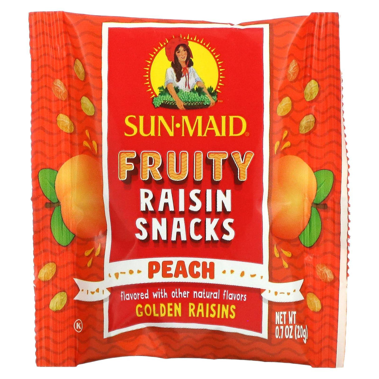 Sun-Maid, Fruity Raisin Snacks, Sour Blue Raspberry, 7 Pouches, 0.7 oz (20 g) Each - Supply Center USA