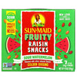 Sun-Maid, Fruity Raisin Snacks, Sour Blue Raspberry, 7 Pouches, 0.7 oz (20 g) Each - Supply Center USA