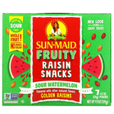 Sun-Maid, Fruity Raisin Snacks, Sour Blue Raspberry, 7 Pouches, 0.7 oz (20 g) Each - Supply Center USA