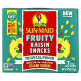 Sun-Maid, Fruity Raisin Snacks, Sour Blue Raspberry, 7 Pouches, 0.7 oz (20 g) Each - Supply Center USA