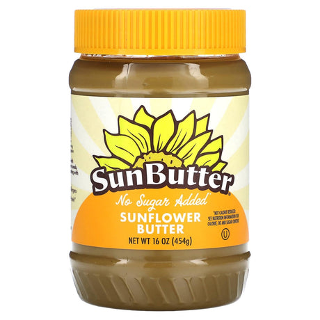 SunButter, Sunflower Butter, No Sugar Added, 16 oz (454 g) - Supply Center USA